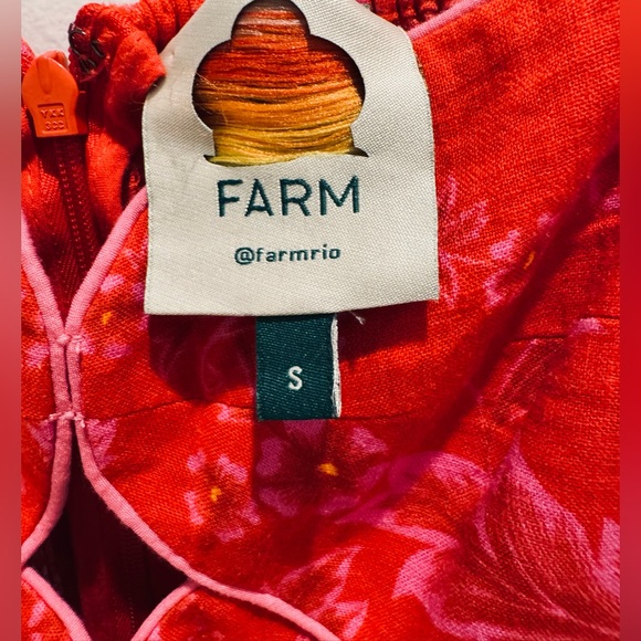 Farm Rio Red Floral Romper - Picture 5 of 6